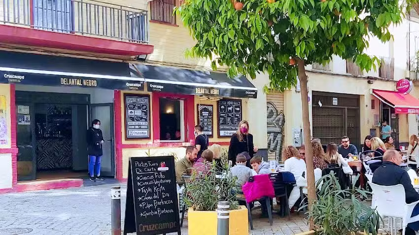 Bar restaurante Delantal Negro