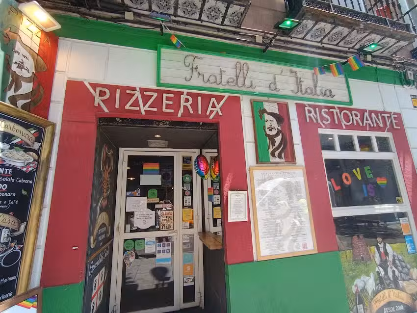 Fratelli d’Italia | RISTORANTE PIZZERIA Chueca