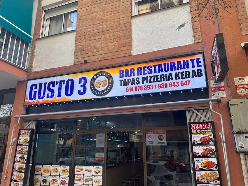 Gusto 3 doner kebab y pizzeria