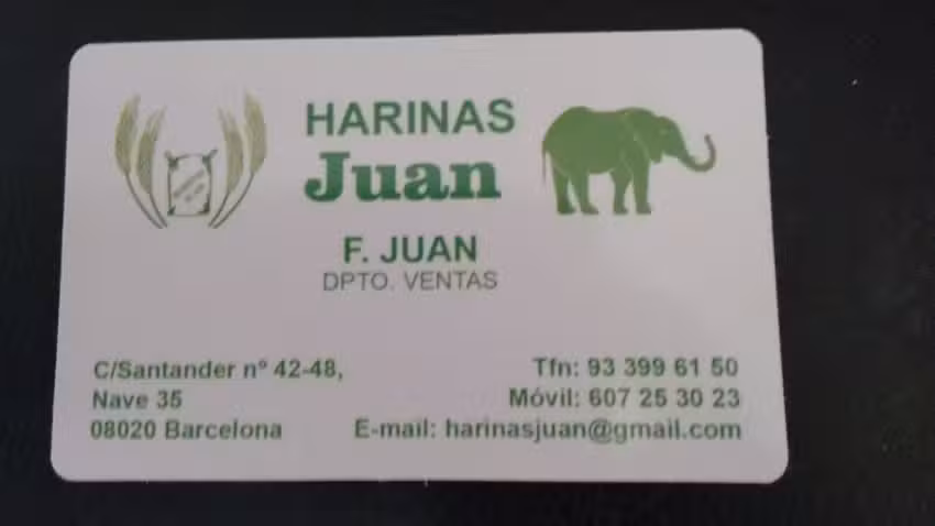 Harinas Juan 2022 S.l.