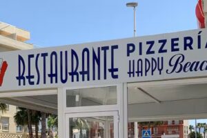 PIZZERÍA HAPPY BEACH – PIZZAS, PASTAS, HAMBURGUESAS – PLAYA DE PONIENTE, MOTRIL