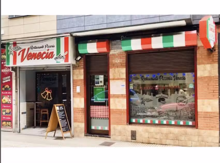 Pizzería Venecia. Restaurante italiano.