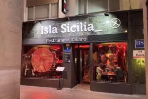 Restaurante Isla Sicilia Zaragoza. Con y Sin Gluten.